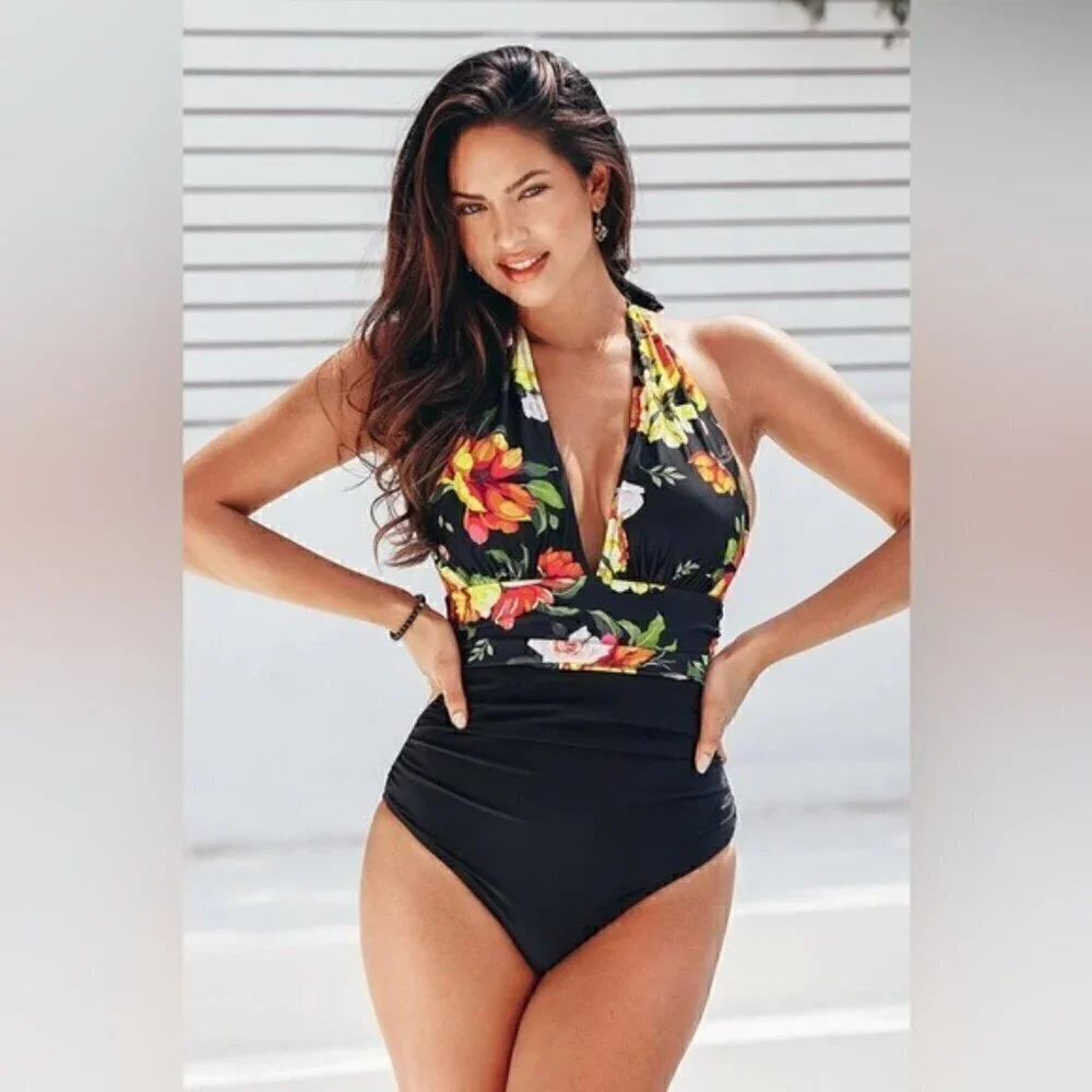 Cupshe floral black